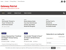 Tablet Screenshot of gatewaypatriot.com